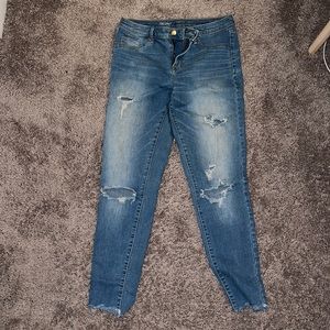 Distressed Mossimo Skinny Jeans